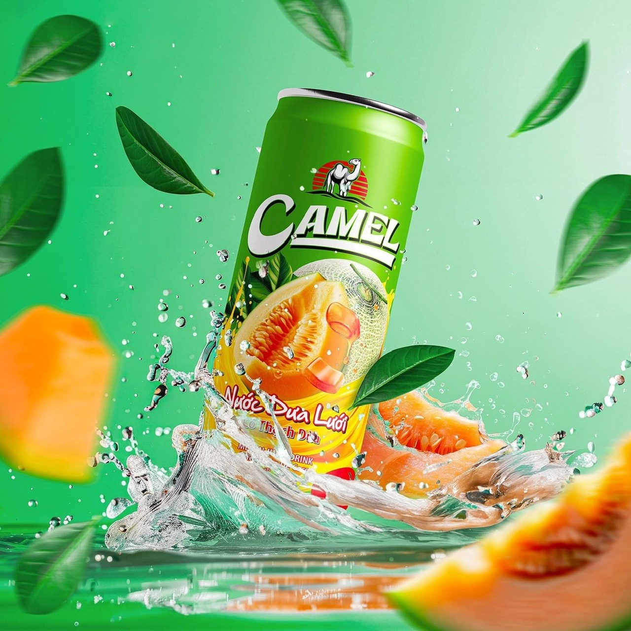 Nước ép ABEST  camel nước dưa lưới có thạch 330ml