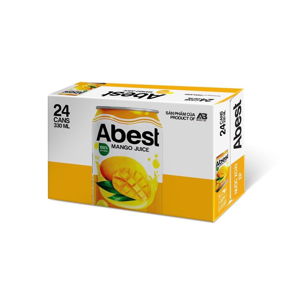 Nước ép ABEST xoài lon 330ml