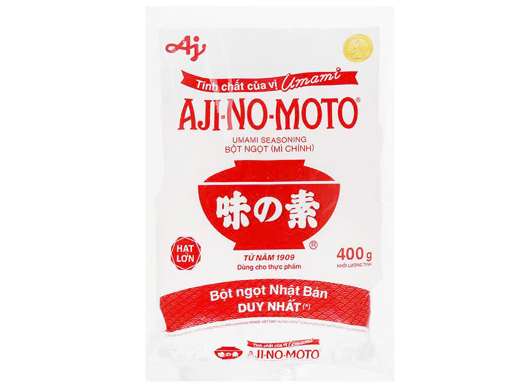 Mì chính Ajinomoto cánh lớn - Thùng 30 gói x 400g