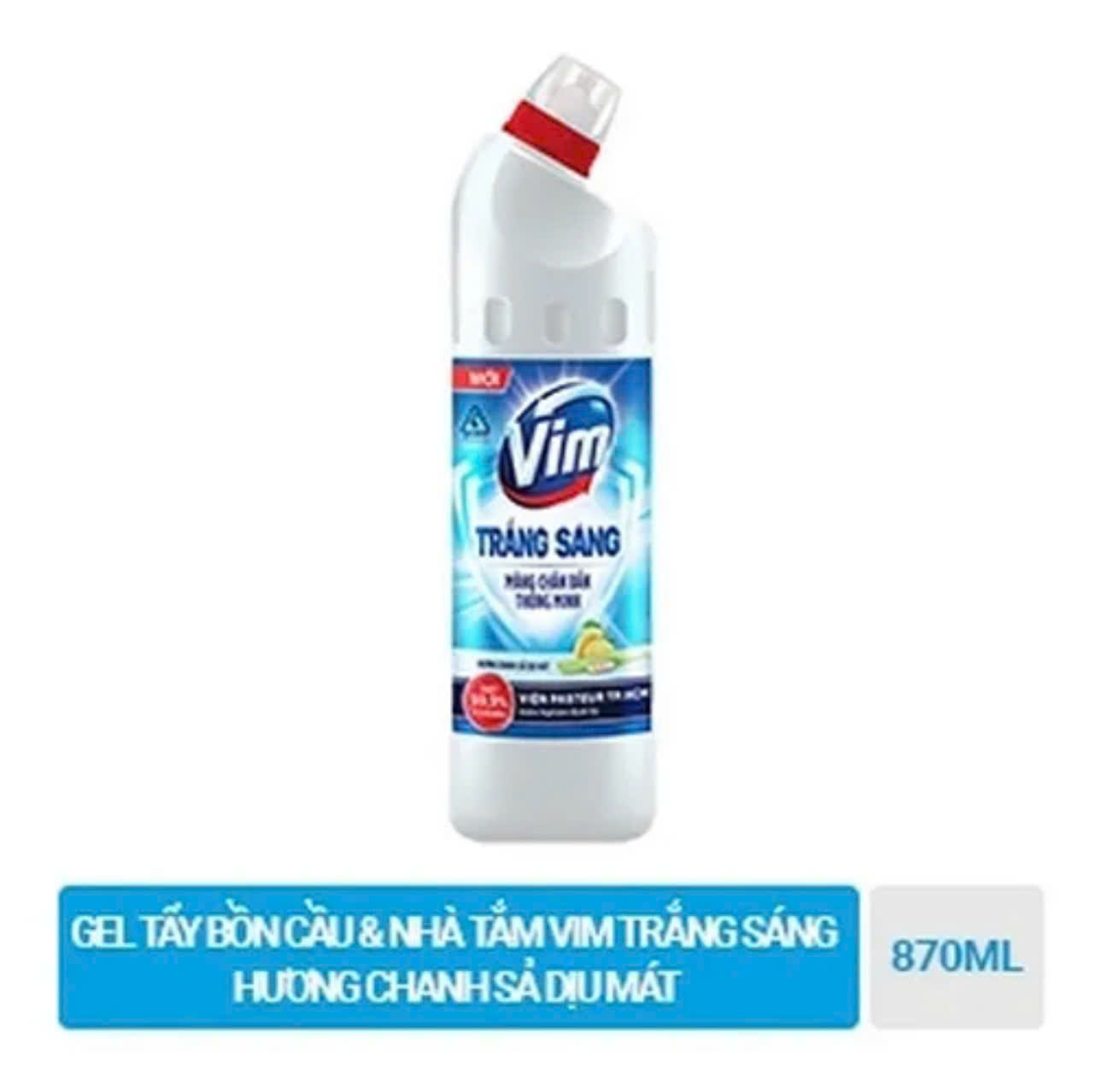 vim tẩy rửa trắng sáng hương sả chanh 870 ml -16 chai