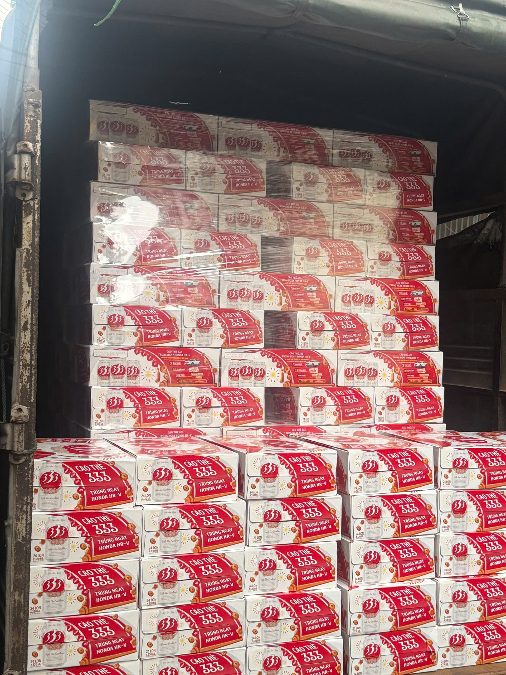 bia 333 lon cào thẻ