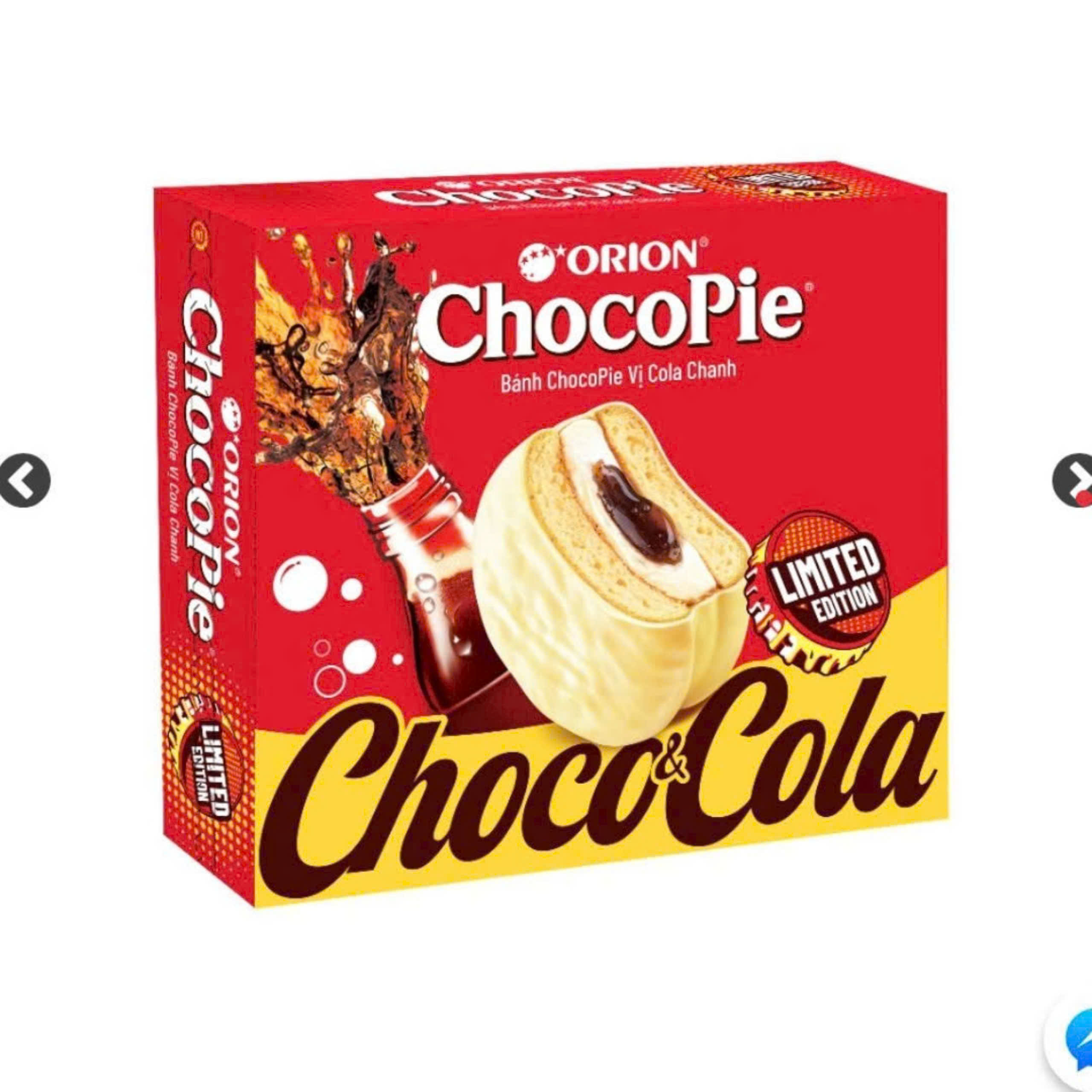 bánh chocopie cocacola