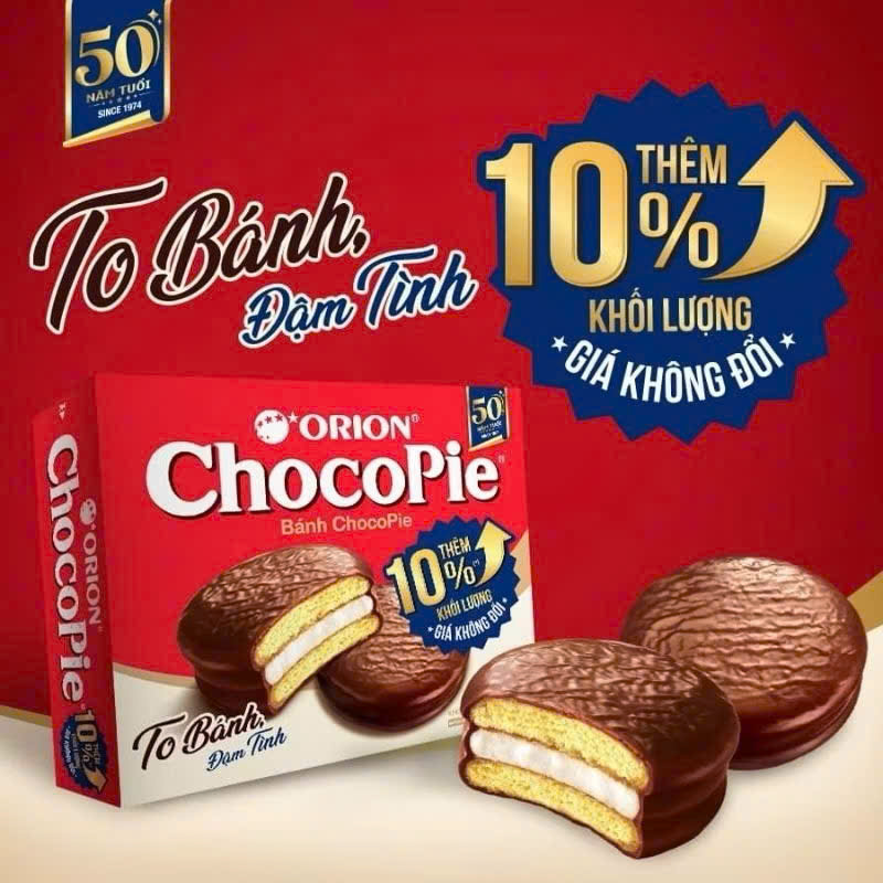 bánh chocopie 12p