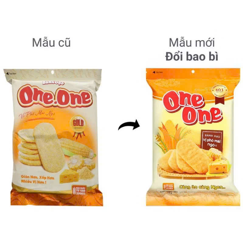bánh one one vị phô mai sữa