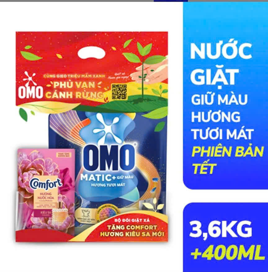 omo NG cTRC comfort 3.6 kg +400 ml giữ màu