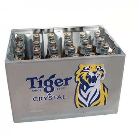 Bia Chai Tiger Bạc - Két 24 Chai X 330ml