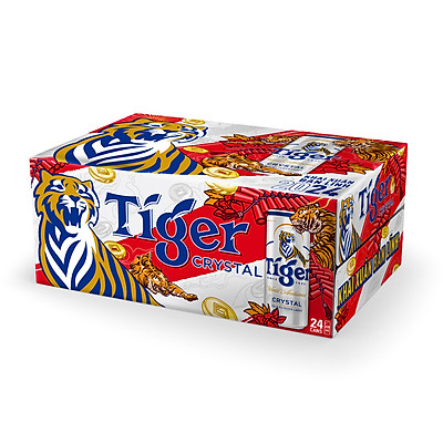 Bia Tiger Bạc - Thùng 20 Lon X 330ml