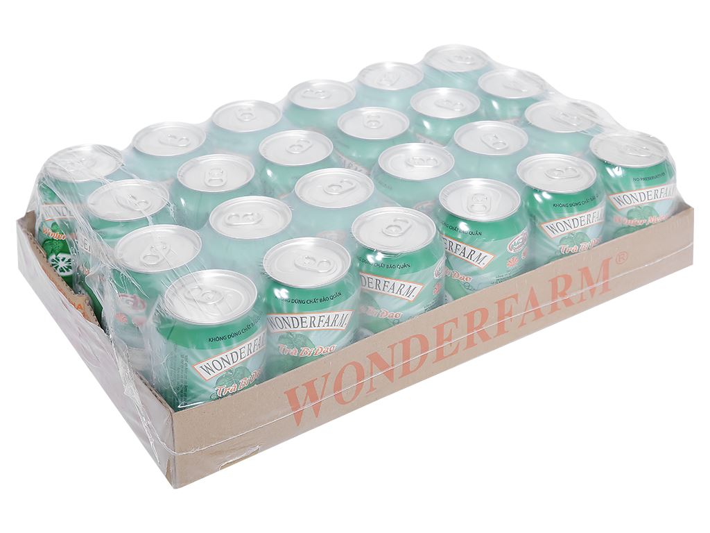 Trà Bí Đao Wonderfarm - Thùng 24 Lon X 310ml