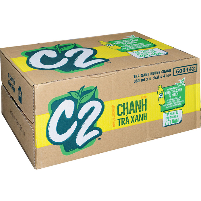 C2 Chanh - Thùng 24 Chai X 355ml