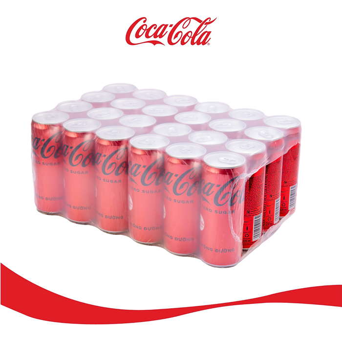 Coca Zero - Thùng 24 Lon X 320ml