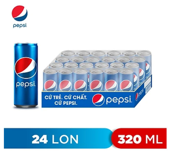 Pepsi - Thùng 24 Lon X 320ml