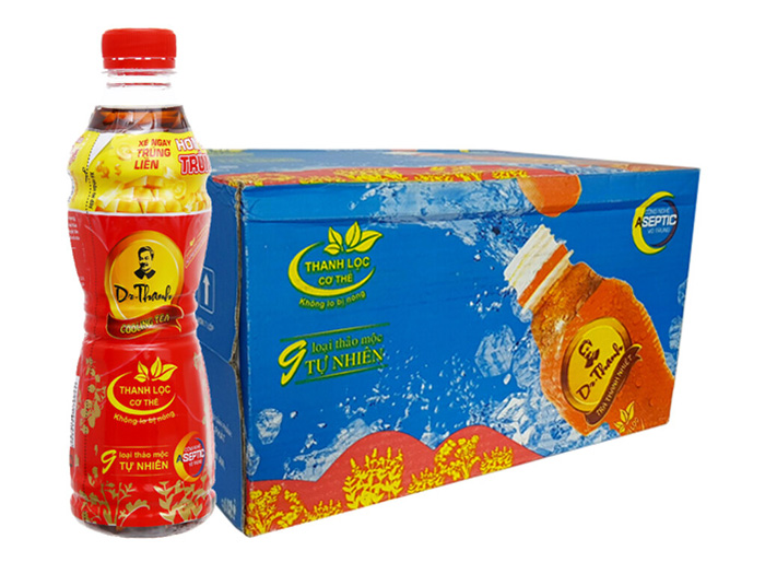 Trà Dr Thanh Có Đường - Thùng 24 Chai X 330ml