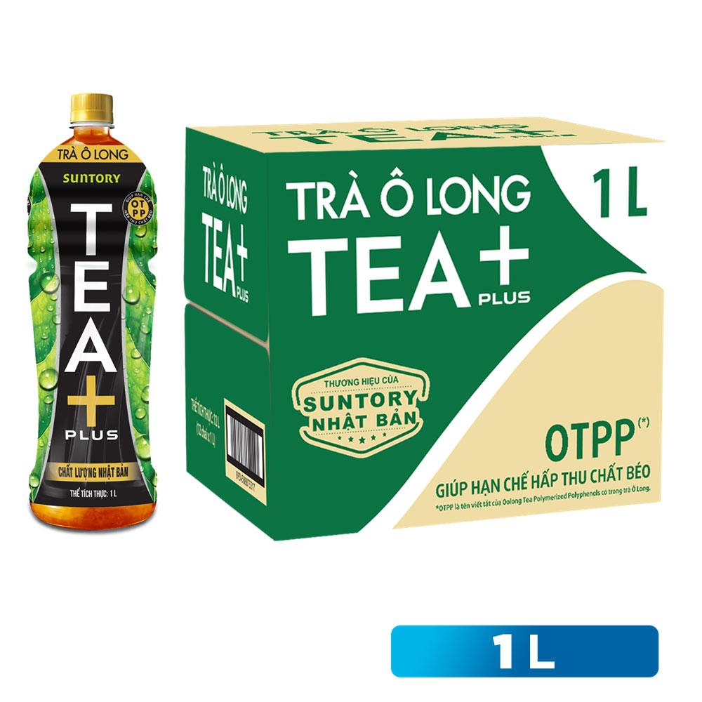 Trà Ô Long Tea+ Plus - Thùng 12 Chai X 1L